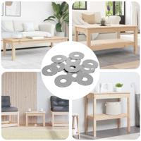 VidaXL Washers 9000 pcs zilver ijzer - thumbnail