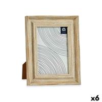 Fotolijsten Kristal Gouden Hout Bruin Plastic (19 x 2 x 24 cm) (6 Stuks) - thumbnail