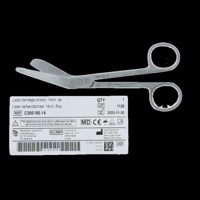 Verbandschaar RVS 14cm 1 Stuks