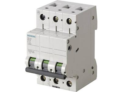 Siemens 5SL43067 5SL4306-7 Zekeringautomaat 3-polig 6 A 400 V Siemens 5SL43067 5SL4306-7 Zekeringautomaat 3-polig 6 A 400 V