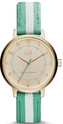 Horlogeband Armani Exchange AX5365 Leder/Textiel Lichtgroen 16mm Horlogeband Armani Exchange AX5365 Leder/Textiel Lichtgroen 16mm