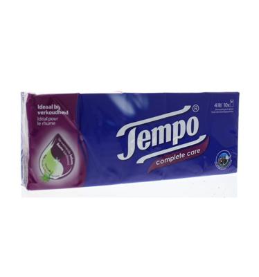 Tempo Zakdoekje complete care 10 Stuks Tempo Zakdoekje complete care 10 Stuks