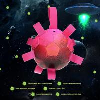 Dog Comets Hondenbal Hypernova, roze - thumbnail