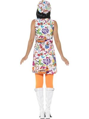 60&apos;s Groovy Chick Kostuum
