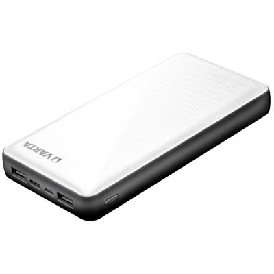 Varta Powerbank 10.000mA zilver + led indicatie USB en USB-C - 3509010 Varta Powerbank 10.000mA zilver + led indicatie USB en USB-C - 3509010