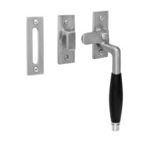 De Oude Deurklink Raamsluiting Deco, verstevigd, mat nikkel, rechts - thumbnail