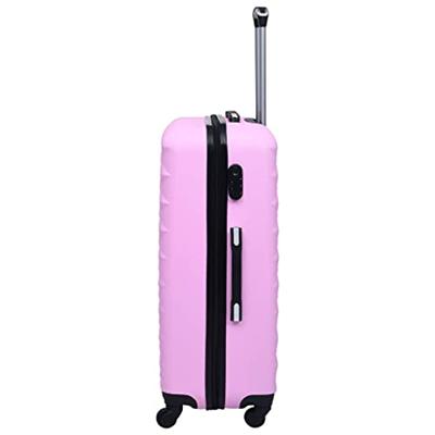 2-delige Harde kofferset ABS roze