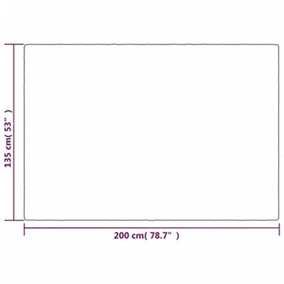 Verzwaringsdeken met hoes 135x200 cm 10 kg stof grijs