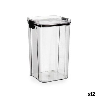 Voedselopslagcontainer Quid Cocco Transparant 1,3 L (12 Stuks)