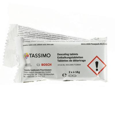 Bosch - Tassimo Ontkalkingstabletten - 4 stuks Bosch - Tassimo Ontkalkingstabletten - 4 stuks