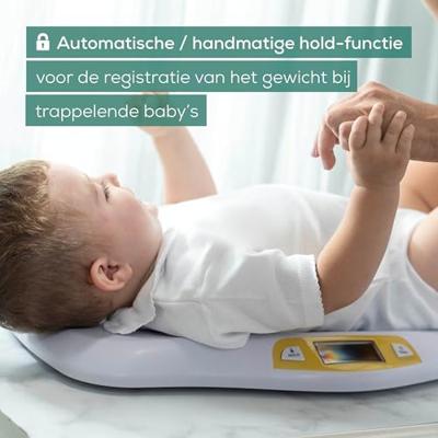 Beurer BY 80 Babyweegschaal Digitaal Weegbereik (max.): 20 kg Wit, Geel Beurer BY 80 Babyweegschaal Digitaal Weegbereik (max.): 20 kg Wit, Geel