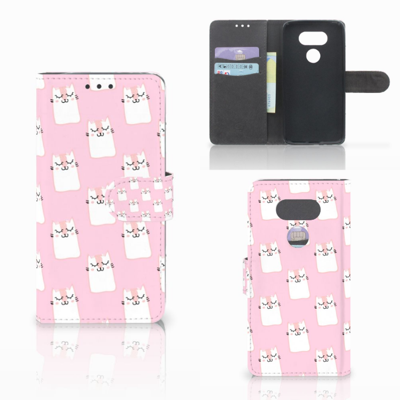 LG G5 Telefoonhoesje met Pasjes Sleeping Cats LG G5 Telefoonhoesje met Pasjes Sleeping Cats