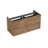 Onderkast Forzalaqua Reno 120x51x60 cm 4 Lades Softclose Eiken Castle Brown Forzalaqua - thumbnail