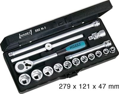 Hazet 880N-1 Dopsleutelset Metrisch 3/8 (10 mm) 16-delig