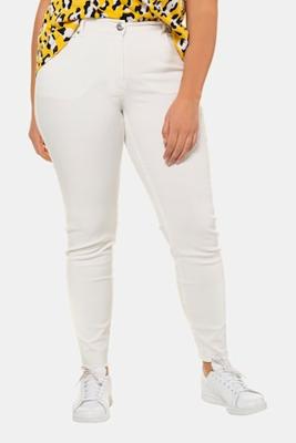 Ulla Popken Skinny Jeans, franjes aan zoom, 5-pocket - Grote Maten Ulla Popken Skinny Jeans, franjes aan zoom, 5-pocket - Grote Maten