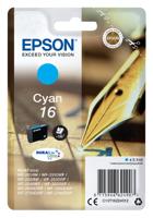 Epson Inktcartridge 16 Origineel Cyaan C 13 T 16224012 - thumbnail