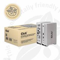 CLUB3D USB Gen2 Type-C Triple Display DP Alt mode Displaylink Dynamic PD Charging Dock met 120 Watt - thumbnail