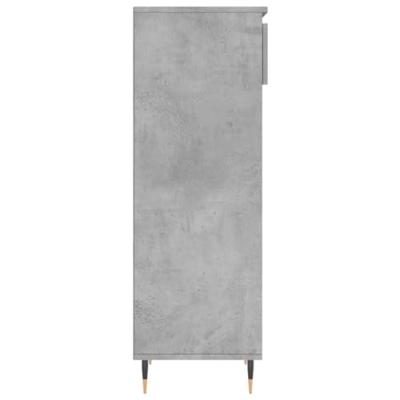 VidaXL Schoenenkast 40x36x105 cm bewerkt hout betongrijs VidaXL Schoenenkast 40x36x105 cm bewerkt hout betongrijs
