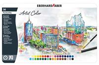 Eberhard Faber ef-516036 aquarelpotlood metalen etui a 36 stuks - thumbnail