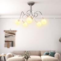 Plafondlamp met glasbollen rond 5xG9 - thumbnail