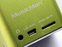 Mini-luidspreker Technaxx MusicMan Mini AUX, SD, USB Zwart - thumbnail