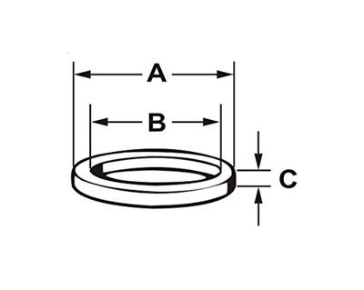 Cornat Asbestvrije Dichting 9X15X2Mm (2St) - TEC380344 Cornat Asbestvrije Dichting 9X15X2Mm (2St) - TEC380344
