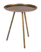 Bijzettafel 'Rafael' kleur koper - thumbnail