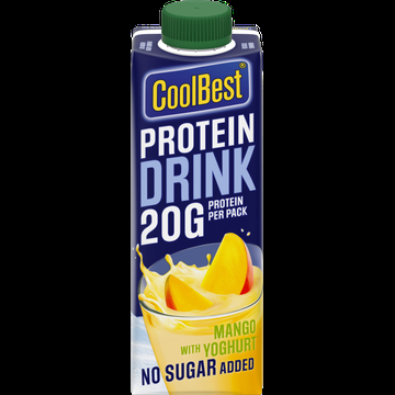 CoolBest Protein Drink Mango 330ml bij Jumbo
