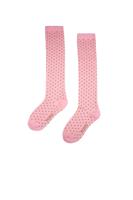 NoNo Zomer kniekousen meisjes Roze - stippen - Rabi - thumbnail