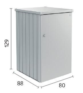 ContainerBox Alex Variant 1 Zilver Metallic Biohort - Biohort