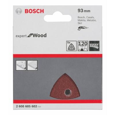 Bosch Accessoires Schuurblad 93mm, 25 stuks korrel 120 - 2608605602