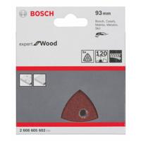 Bosch Accessoires Schuurblad 93mm, 25 stuks korrel 120 - 2608605602 - thumbnail