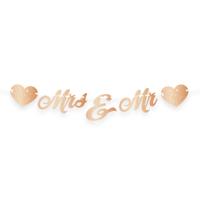 Letterslinger Mrs & Mr Roségoud (2m) - thumbnail