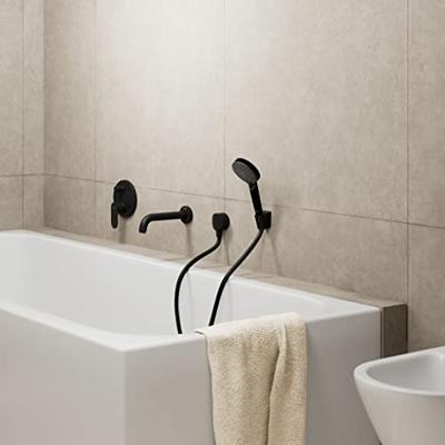 Baduitloop HansGrohe Vernis Blend Mat Zwart Baduitloop HansGrohe Vernis Blend Mat Zwart