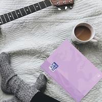 Oxford School Touch Europeanbook spiraalblok, ft A4+, 160 bladzijden, geruit 5 mm, pastel paars - thumbnail