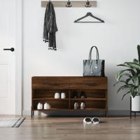 VidaXL Schoenenbank 102x35x55 cm bewerkt hout sonoma eikenkleurig - thumbnail