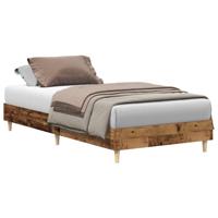 Bedframe zonder matras 180x200 cm bewerkt hout oud hout - thumbnail