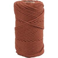 Creativ Company Macrame koord bunt orange, 55m - thumbnail