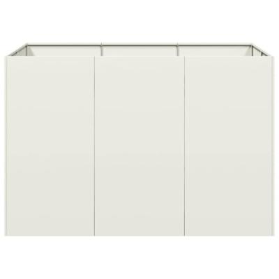 Plantenbak 120x80x80 cm staal wit Plantenbak 120x80x80 cm staal wit