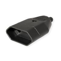 Bachmann 900.004 Eurokoppeling Kunststof 230 V Zwart IP20 - thumbnail