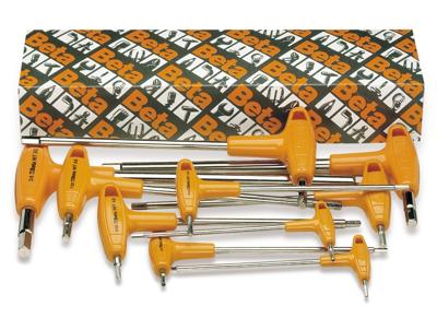 Beta 10-delige set haakse stiftsleutels met krachthandgreep (art. 96T/AS) 96T/AS10 - 000960683 Beta 10-delige set haakse stiftsleutels met krachthandgreep (art. 96T/AS) 96T/AS10 - 000960683