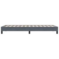 Bedframe zonder matras 90x220 cm fluweel donkergrijs - thumbnail