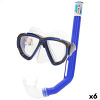 Snorkelbril en -buis voor Kinderen Colorbaby Aqua Sport Volwassenen (6 Stuks) - thumbnail