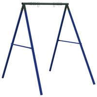 VidaXL Schommelframe voor buiten met 2 ophanghaken staal blauw - thumbnail