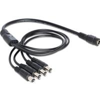 Delock 83287 Kabel DC-splitter 5,5 x 2,1 mm 1 x female > 4 x male - thumbnail