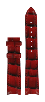 Horlogeband Tissot COUTURIER / T0352101601101A / T610031401 Leder Rood 18mm Horlogeband Tissot COUTURIER / T0352101601101A / T610031401 Leder Rood 18mm