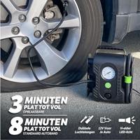 Slime Multi-Purpose Tyre Kompressor Compressor 7 bar 12V-adapter voor kabelgebruik, Analoge Manometer, Met werklamp - thumbnail