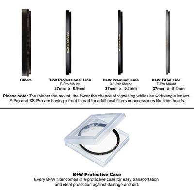 B + W Filter 1097745 1097745 UV-filter 37 mm B + W Filter 1097745 1097745 UV-filter 37 mm