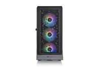 Thermaltake CA-1X5-00M1WN-00 Midi-tower Gaming-behuizing Zwart 4 voorgeïnstalleerde LED-ventilators, Zijvenster - thumbnail