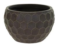 Yara Bowl Low Coffee D31H20 bloempot fiberclay clayfibre MCollections - Mcollections - thumbnail
